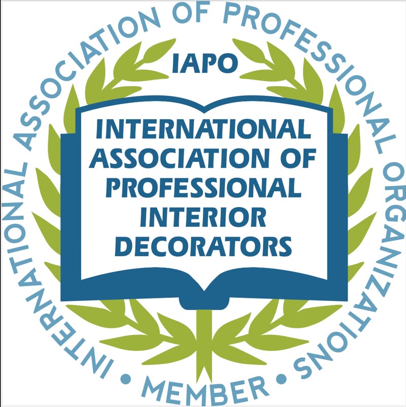 IAPO — International Association of Professional Interior Decorators member badge.
