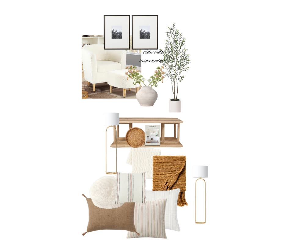 Edmonds entry and living design board.